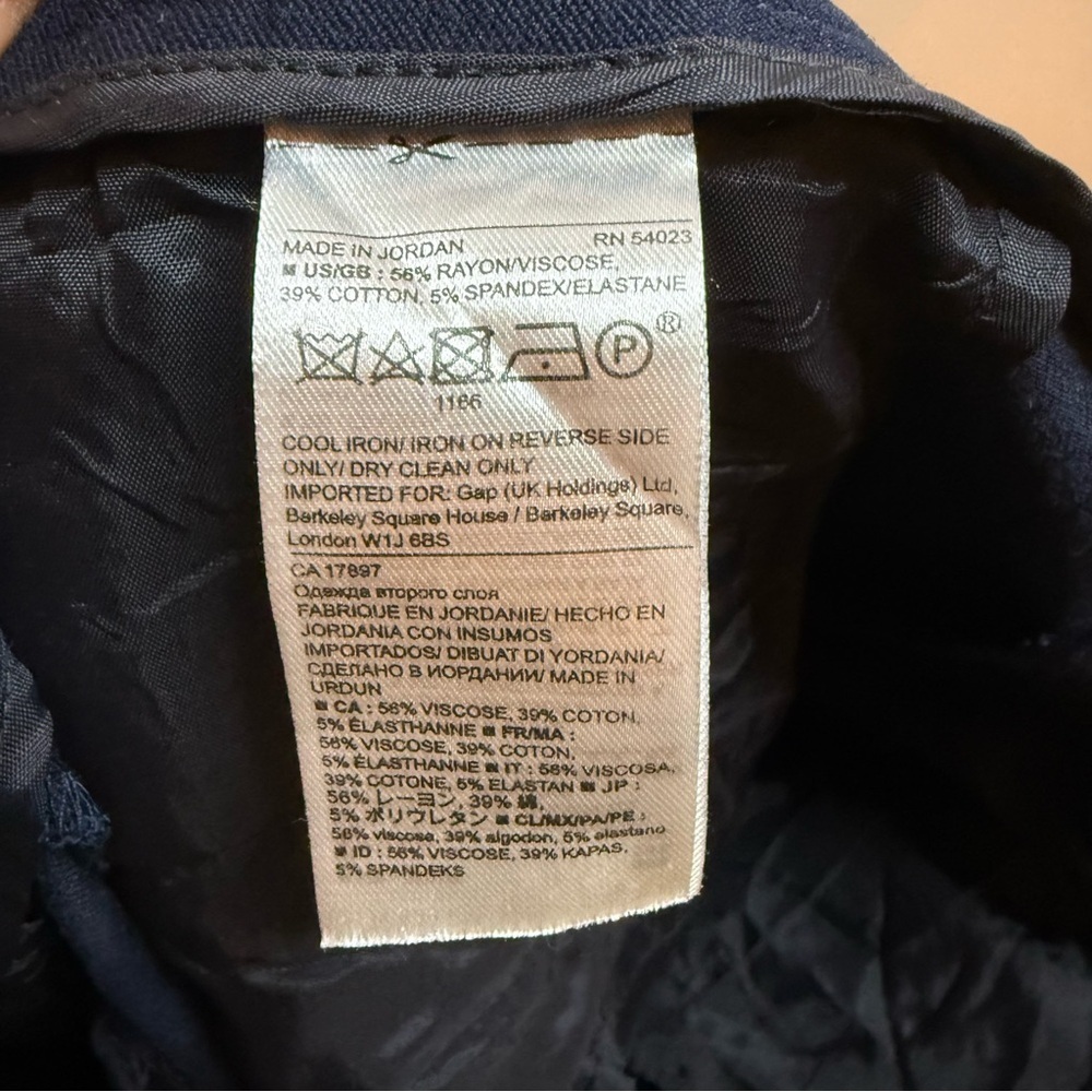 Banana Republic Deep Blue Boot Cut Trousers - Picture 6 of 6